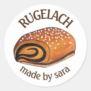 Sticker Rond Pâtisserie Rugelach Boulangerie Maison Faite À La 