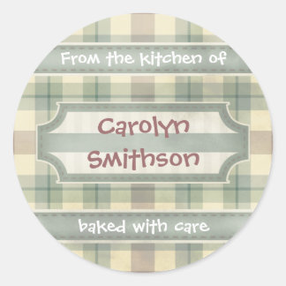 Sticker Rond Pâtisseries de la cuisine de