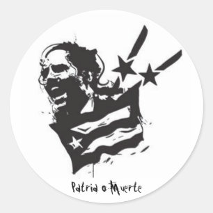 Sticker Rond Patria o Muerte