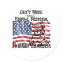 Patriotic Don’t Mess avec mon Bulldog français