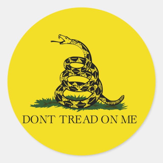 Sticker Rond Patriotique (Devant)