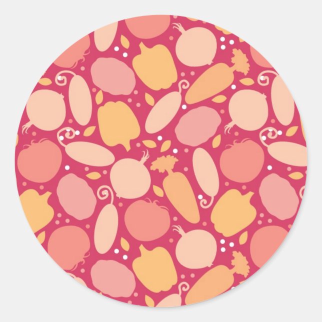 Sticker Rond Pattern de Colorful (Devant)