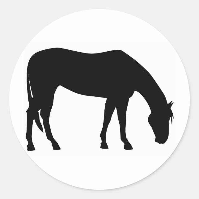 Sticker Rond Pâturage (Devant)