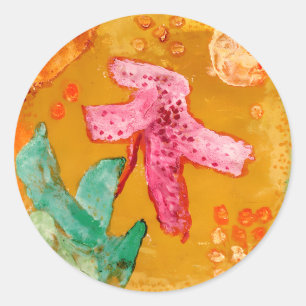 Sticker Rond Paul Klee - Blute,