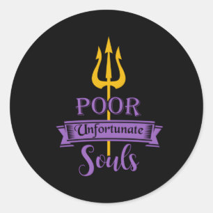 Sticker Rond Pauvre Âmes Malchanceuses Le Meilleur De La Sorciè