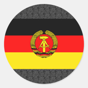 Sticker Rond Pavillon de l'Allemagne de l'Est