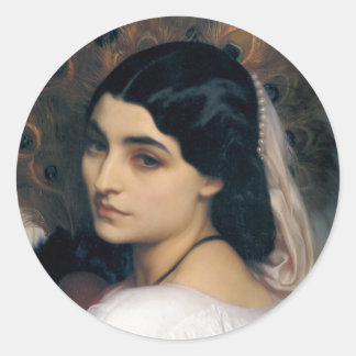 Sticker Rond Pavonia - Lord Frederick Leighton