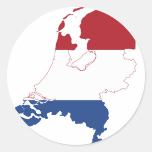 STICKER ROND PAYS-BAS NL