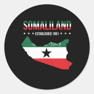 Sticker Rond Pays du Somaliland