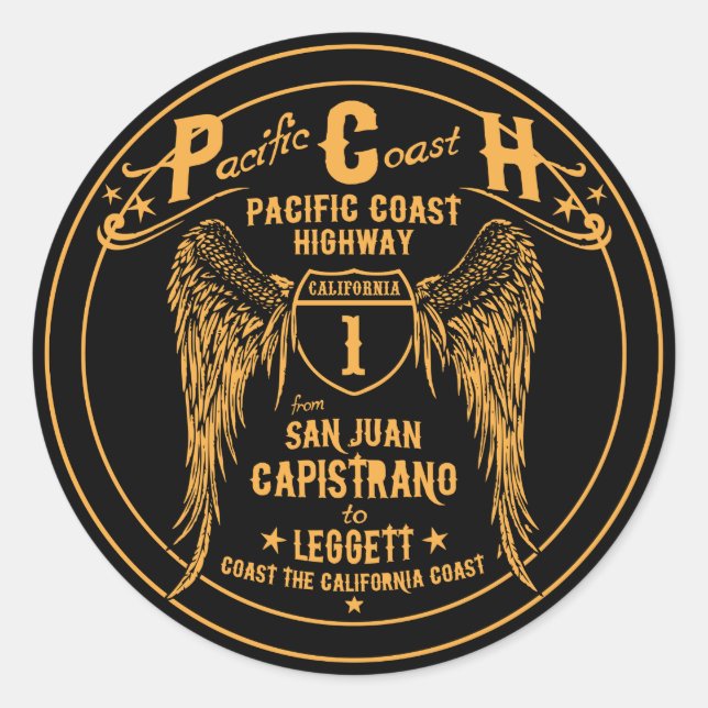 STICKER ROND PCH -617 (Devant)