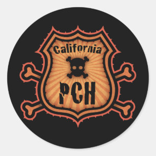 Sticker Rond PCH et les croisements