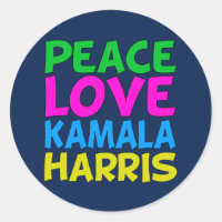 Peace Love Kamala Harris
