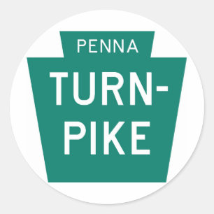 Sticker Rond Péage de la Pennsylvanie