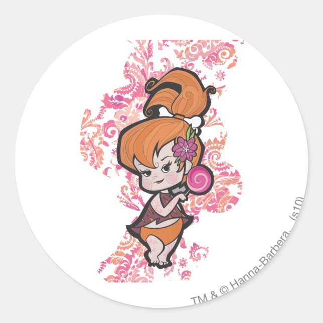 Sticker Rond PEBBLES™ Loli (Devant)