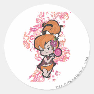 Sticker Rond PEBBLES™ Loli