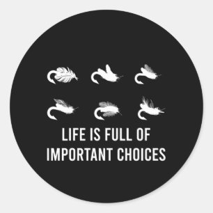 Sticker Rond Pêche Poisson Pêcheur Pêcheur Pêcheur Pêcheur Cade