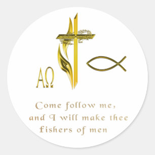 Sticker Rond Pêcheurs d'hommes