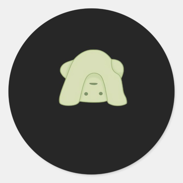 Sticker Rond Peekabo Smiski (Devant)