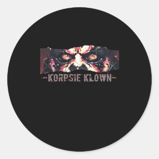 Sticker Rond Peekaboo Graphisme Vibes d'automne