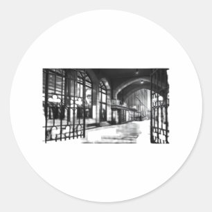 Sticker Rond Peekaboo - Slogan classique de base