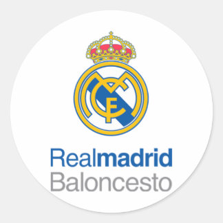 Sticker Rond pegatina madridista