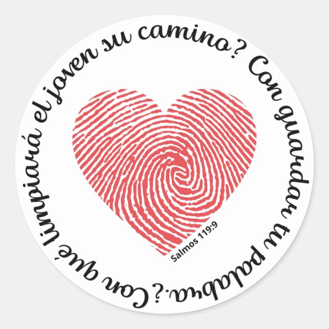 Sticker Rond Pegatina redonda clasica (Devant)