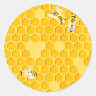 Sticker Rond Peigne