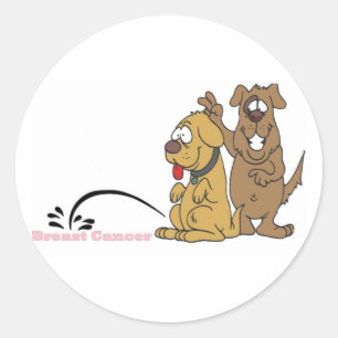 Sticker Rond Peine sur le cancer du sein