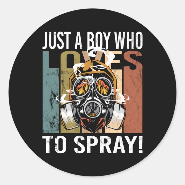 Sticker Rond Peintre de voiture (Devant)