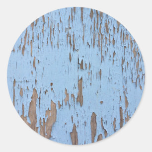 Sticker Rond Peinture à peinture bleu clair