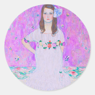 Sticker Rond Peinture Mäda Primavesi de Gustav Klimt