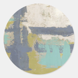 Sticker Rond Peinture moderne pour la libre expression