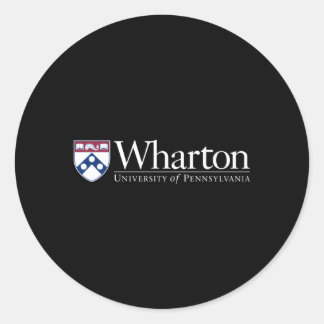 Sticker Rond Penn Quakers'S Whon School of Business