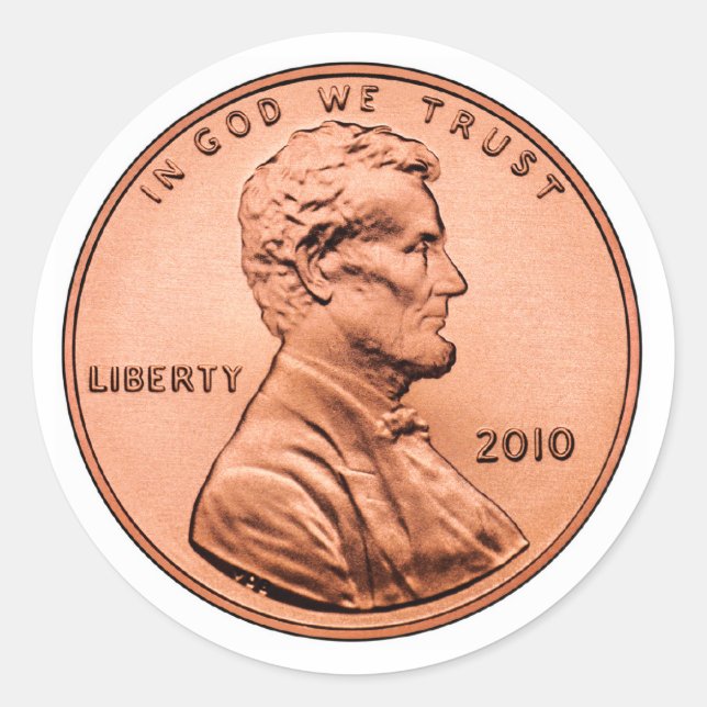 Sticker Rond Penny (Devant)