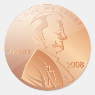Sticker Rond Penny