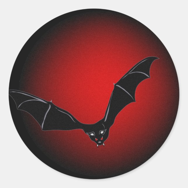 Sticker Rond Pensées sombres (Devant)