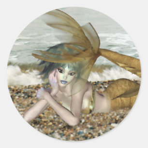 Sticker Rond Pensez à vous