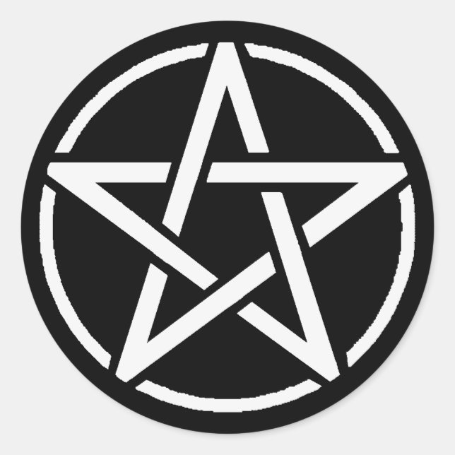 Sticker Rond Pentacle (Devant)