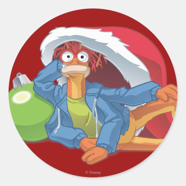 Sticker Rond Pepe de vacances 2 (Devant)