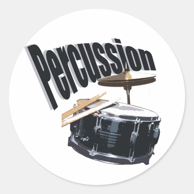 Sticker Rond Percussion/Snare (Devant)