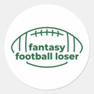 Sticker Rond Perdant de football Imaginaire