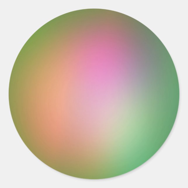 Sticker Rond Perle Verte (Devant)
