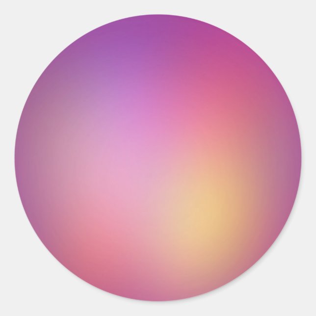Sticker Rond Perle Violette (Devant)
