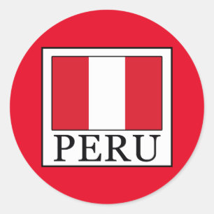 Sticker Rond Pérou