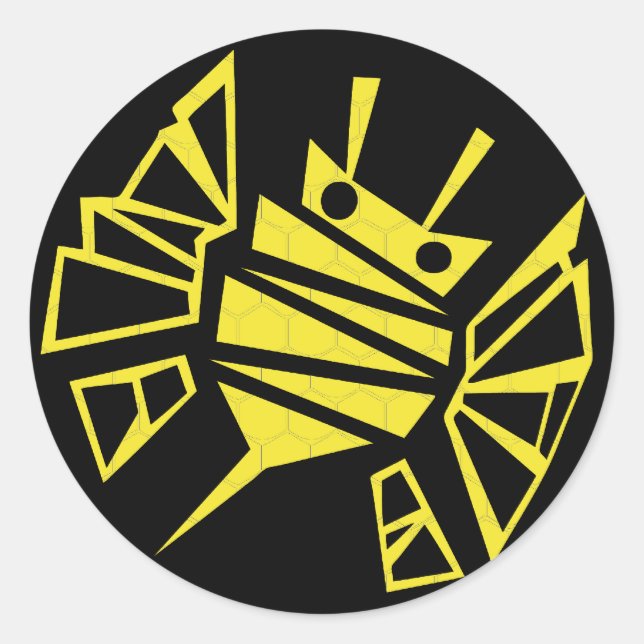 Sticker Rond perséphone bee-peb (Devant)