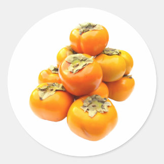 Sticker Rond Persimmon abondant