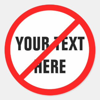 STICKER ROND PERSONNALISABLE 