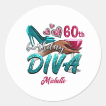 Personnalisé 60e anniversaire Africain-Américain B