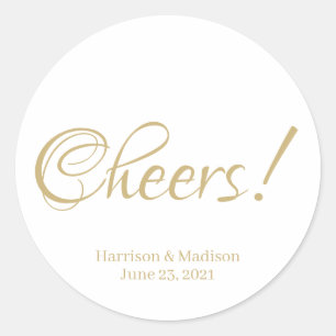 Sticker Rond personnaliser texte Mariage cadeau de faveur étiqu