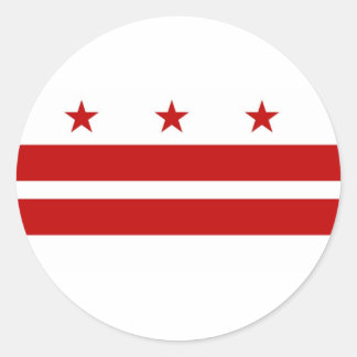 Sticker Rond Personnalité de Washington DC